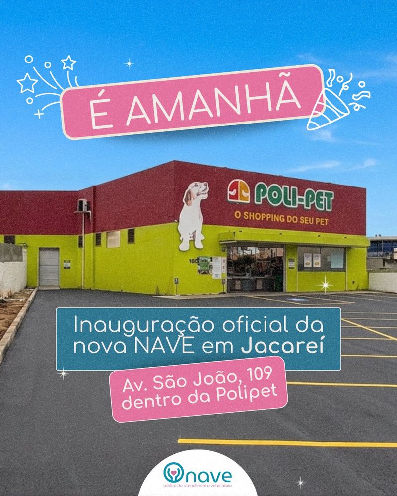 É amanhã, abertura oficial Jacareí
